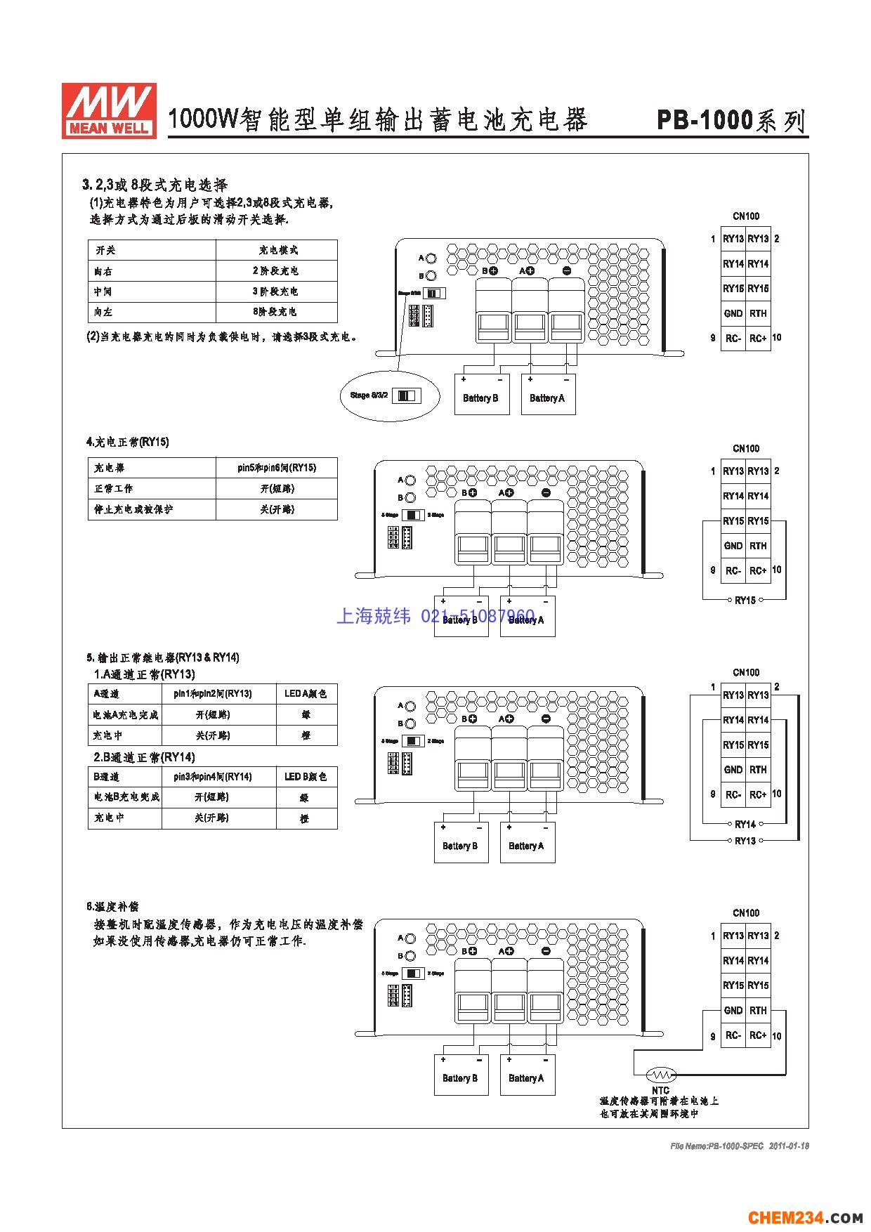 上海兢緯供應專用電源電源系列PB-1000詳細規(guī)格書