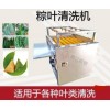 全自動(dòng)粽葉清洗機(jī) 商用蘆葦葉毛輥洗葉機(jī) 芭蕉葉噴淋式清洗設(shè)備